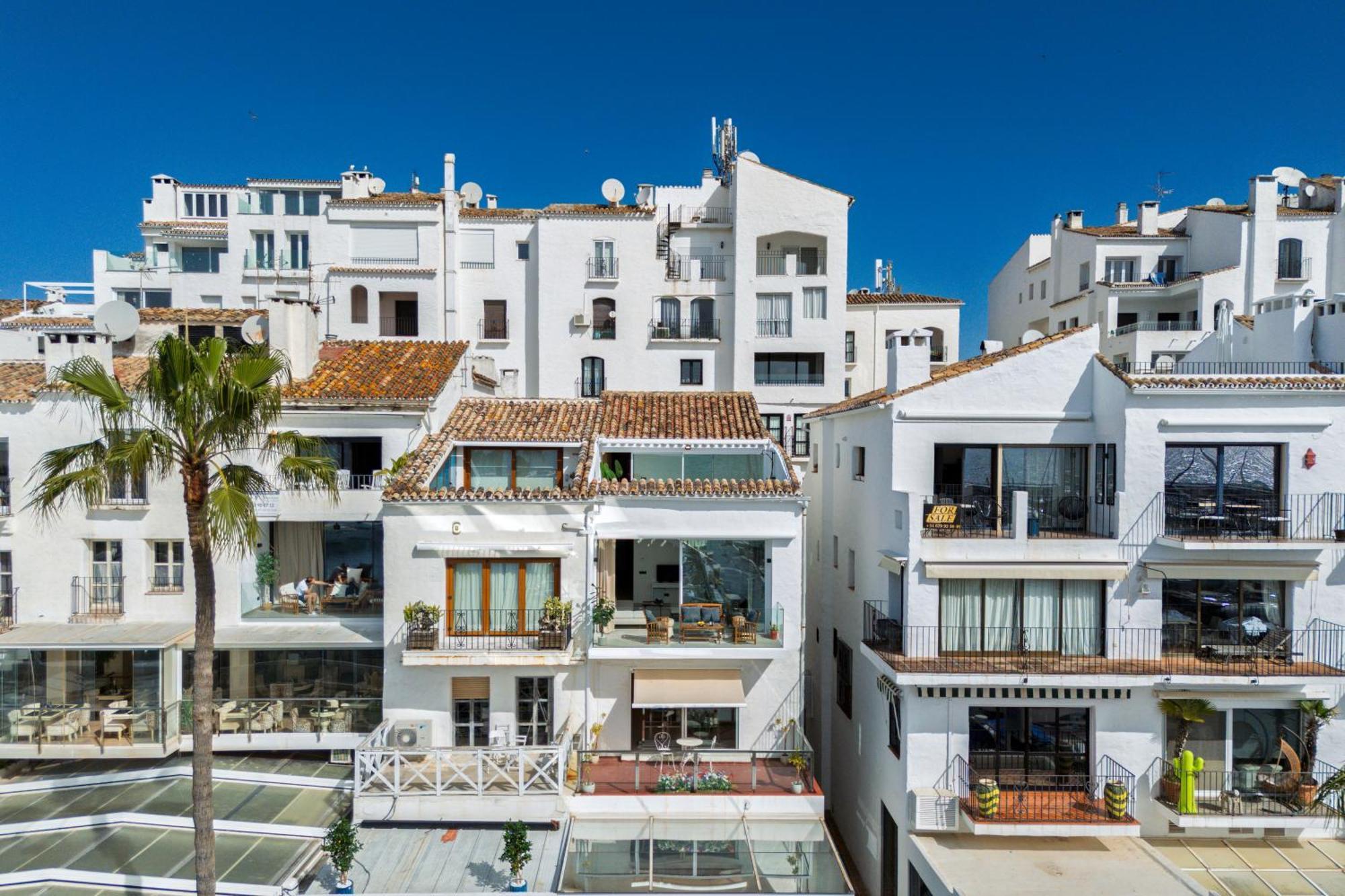 243-Fully Renovated-Puerto Banus Marbella Front Line Penthouse Apartment Luaran gambar