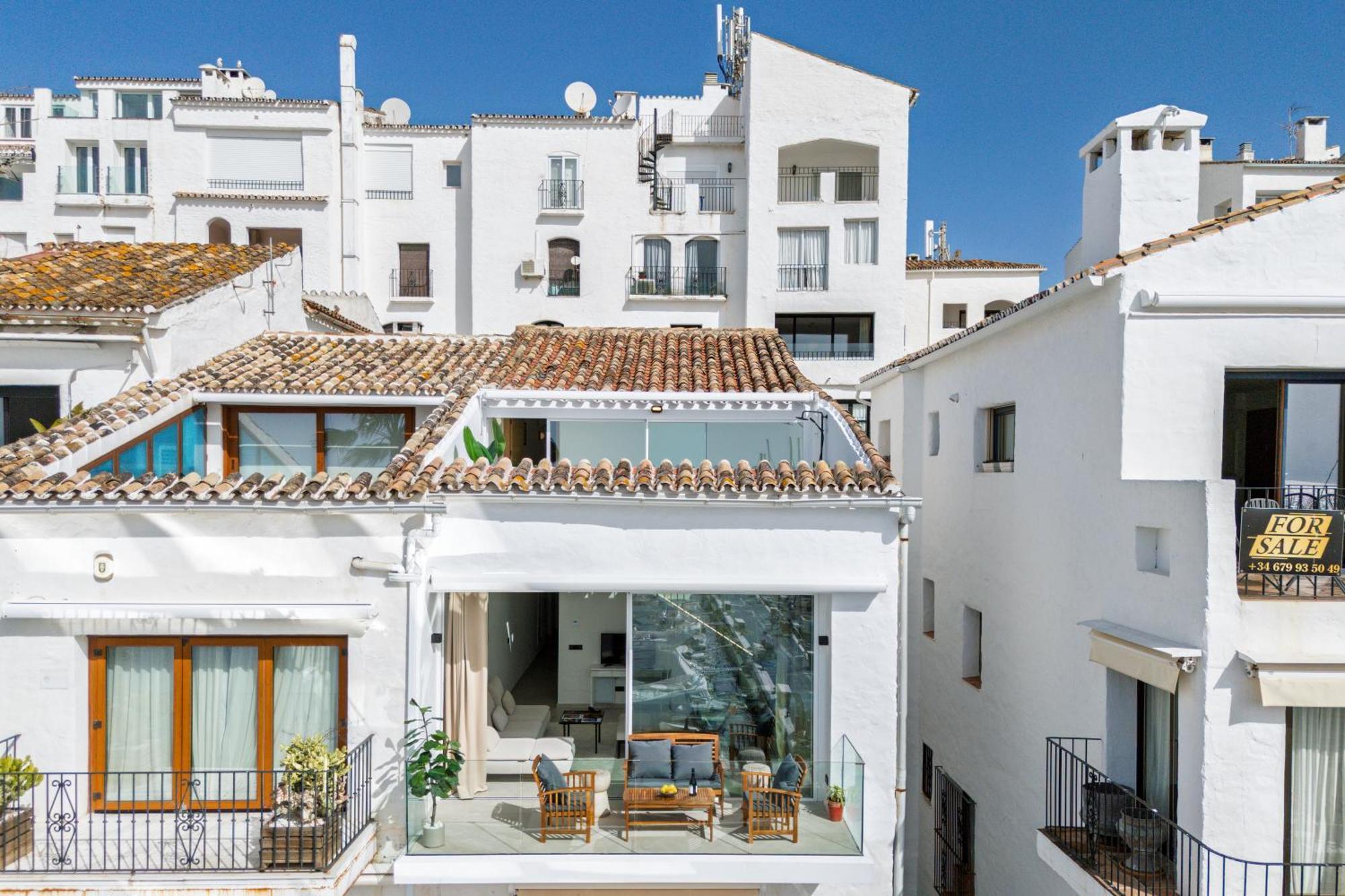 243-Fully Renovated-Puerto Banus Marbella Front Line Penthouse Apartment Luaran gambar